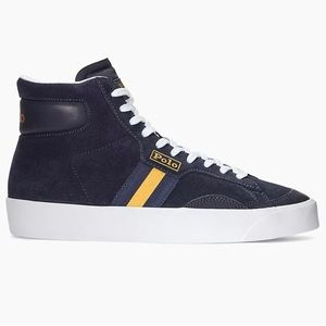 Polo Ralph Lauren
Court Vulc Mid-Top Suede Sneakers